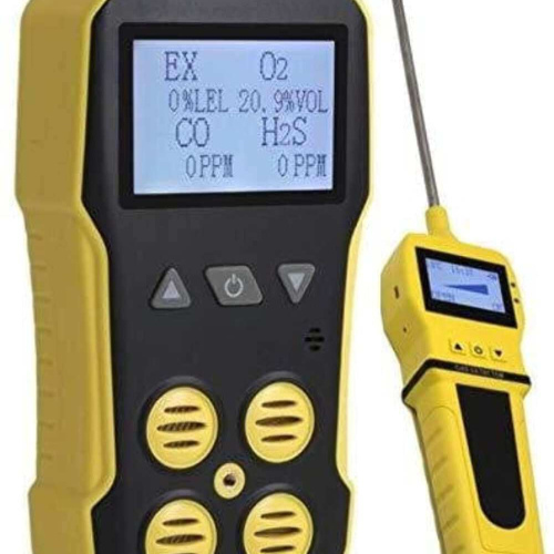 Basic 4 Gas Detector & Pump | USA NIST Calibration